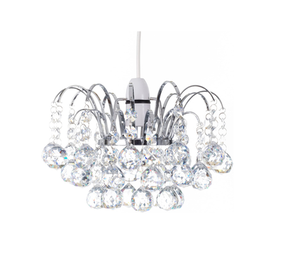 Crystal Faceted Oriel Light Shade. Crystal Chandelier. Ceiling Light Shade. Lamp Shade. Chandeliers Ceiling Light