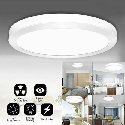 LED Round Ceiling Light – 10W-24W. Cool White