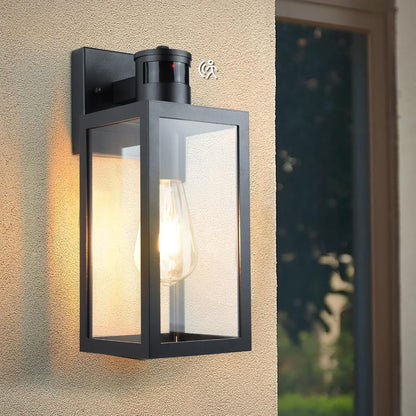 Motion Sensor Outdoor Wall Light. Dusk to Dawn Waterproof Sconce