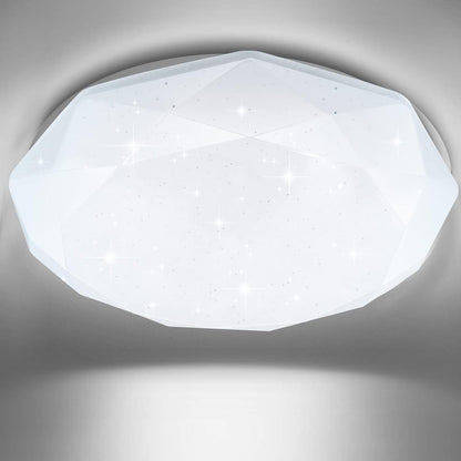 Clerance Sale - 18W Diamond Style flush LED Ceiling Light