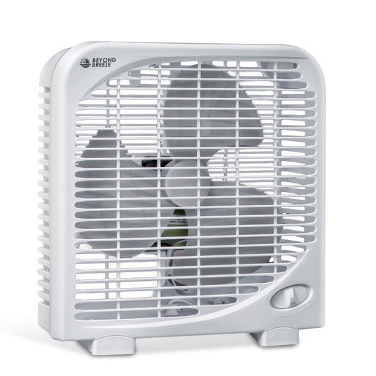 Portable Desktop 9 inch Box Fan with Strong Airflow