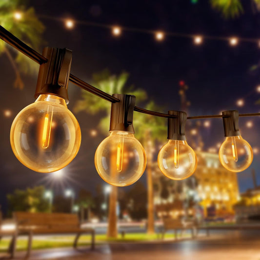 19M Outdoor Festoon Lights – G40 LED. Waterproof. Safe