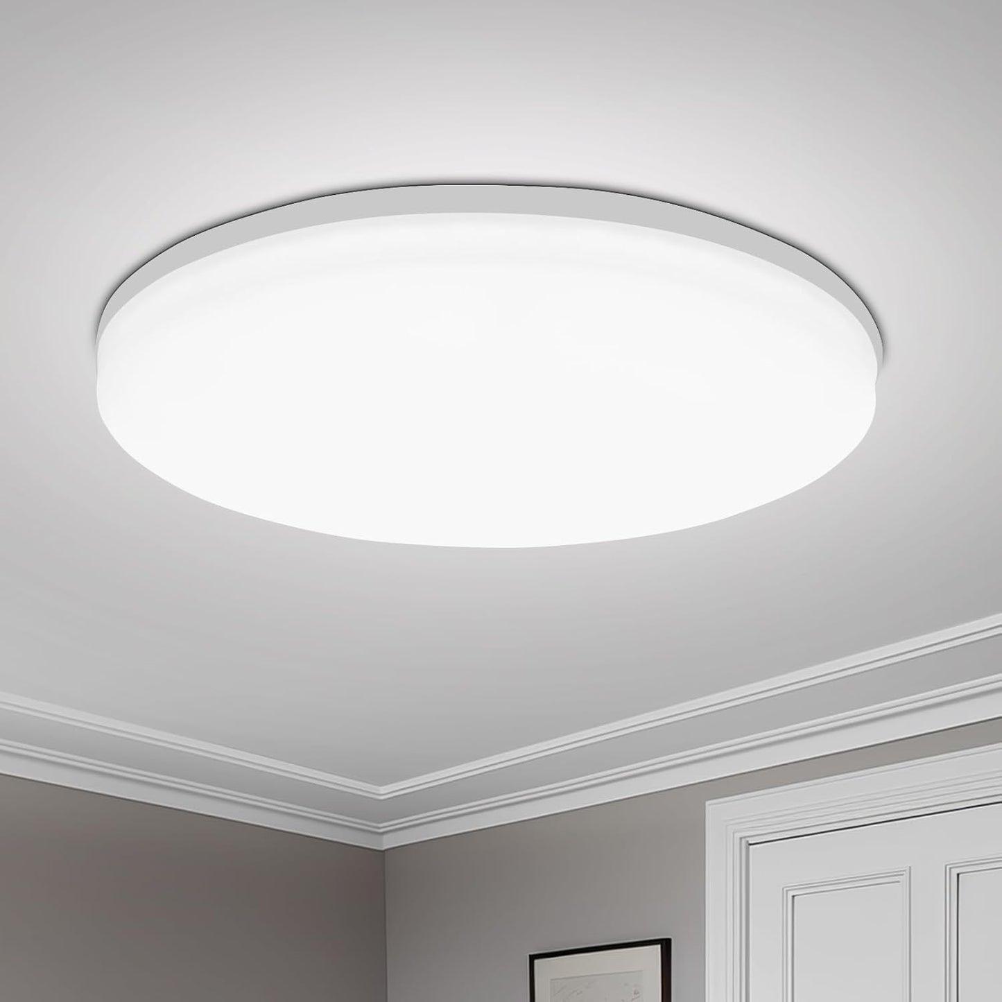 48W Ultra Slim LED Ceiling Light – 6500K Daylight. 4320LM. Ø30cm