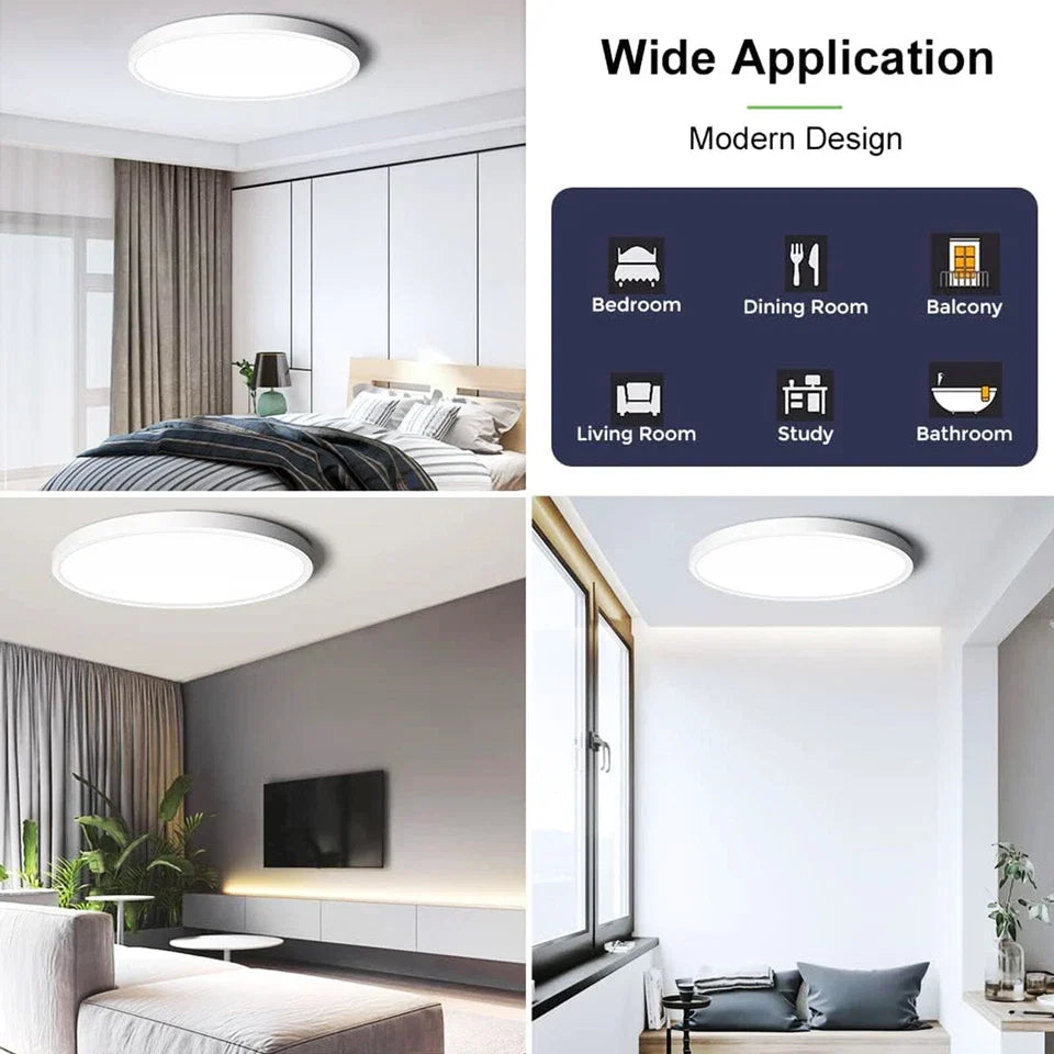 GOOWAY Round LED Ceiling Light – Waterproof Downlight Panel