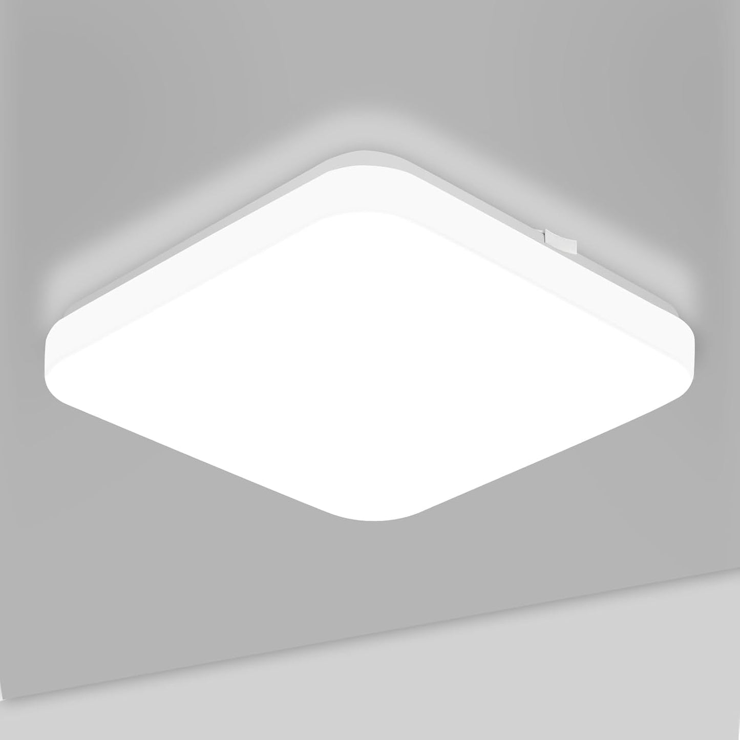 24W Square LED Ceiling Light. IP44. 5000K Daylight