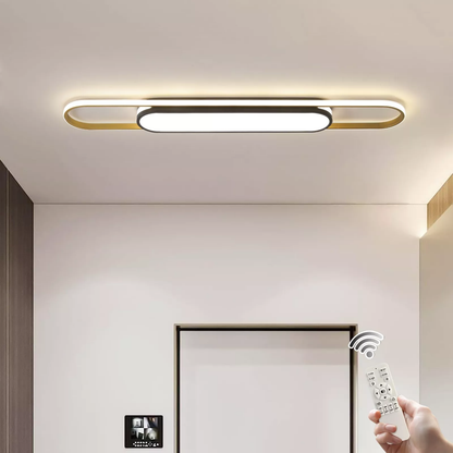 110cm Modern Ceiling Light – Remote-Controlled LED Lighting for Kitchens. Dining Rooms. and Hallways
