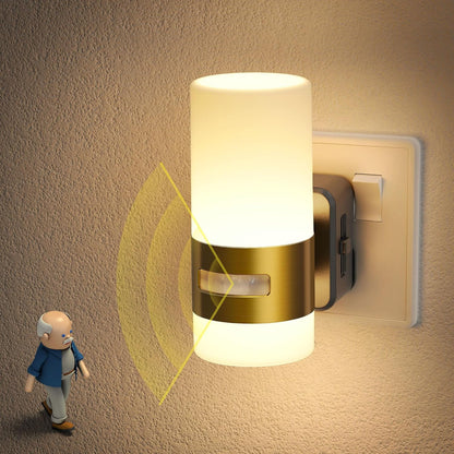 Dimmable Plug-in Motion Sensor Night Light. 3000K
