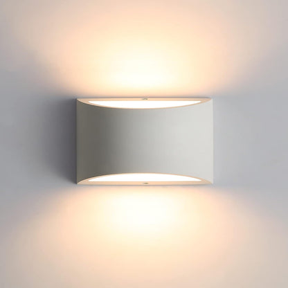 Modern LED Plaster Wall Light with G9 Bulb Included