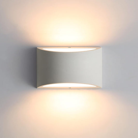 Modern LED Plaster Wall Light with G9 Bulb Included