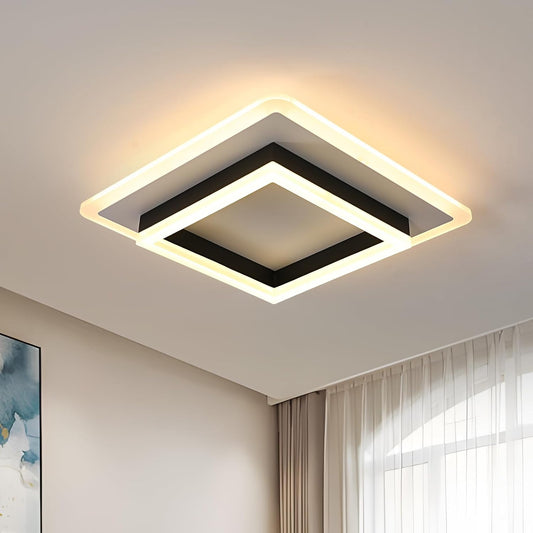 Versatile LED Acrylic Square Ceiling Light – 3-Color Lamp for Lofts. Corridors. and Hallways