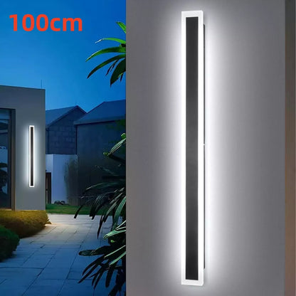 Modern LED Wall Light Sconce – Waterproof Outdoor/Indoor Strip Lamp. IP65. 24W
