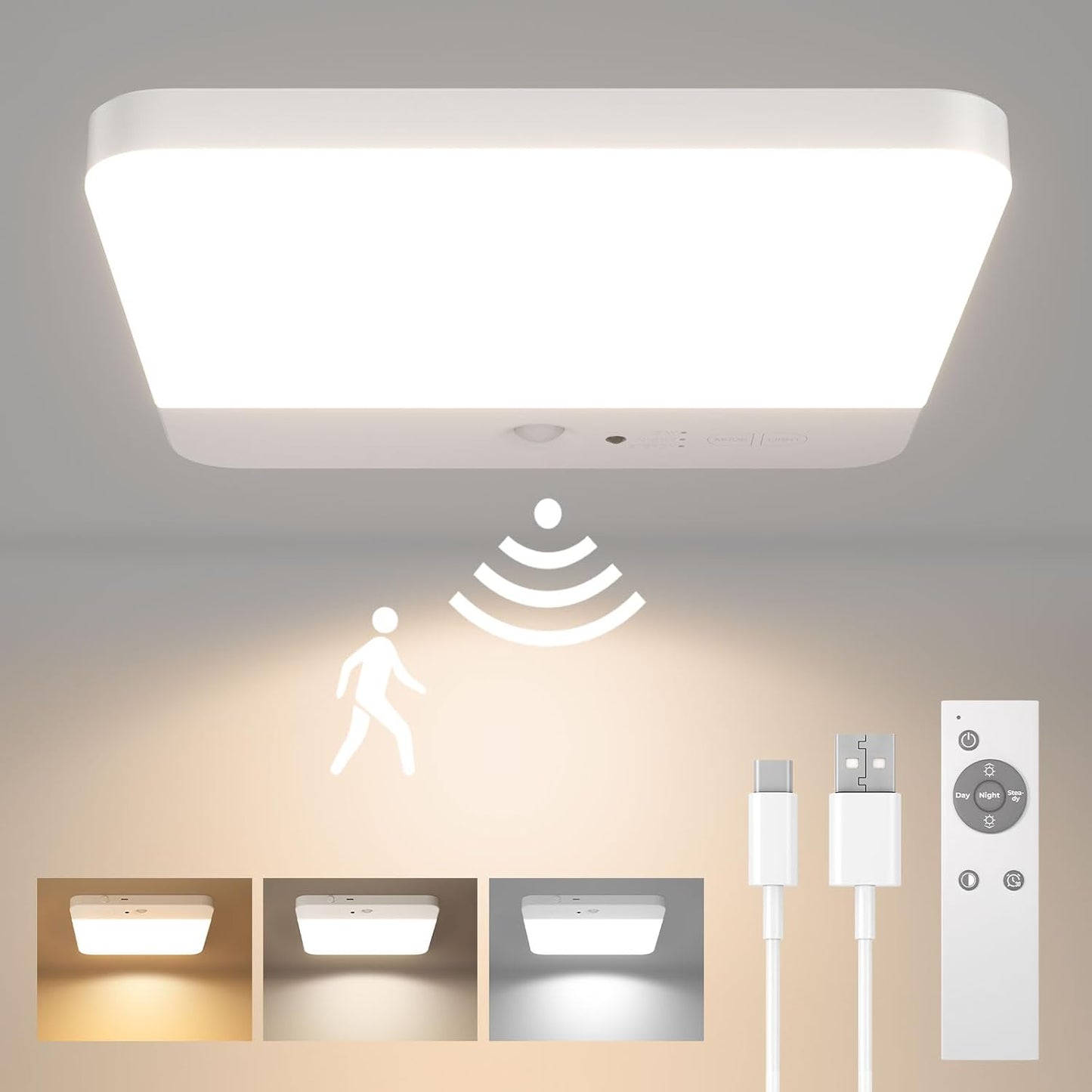 Motion Sensor Shower Ceiling Light