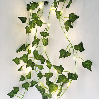 2M 20 LED Battery Operated Ivy Vine Fairy Lights