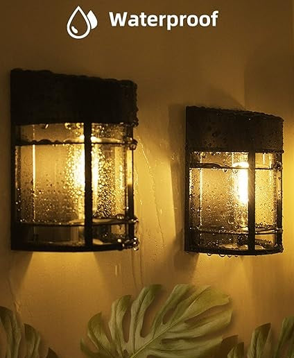 Solar Fence Garden Lights