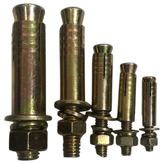 1 x 7.8 Inches Dyna Bolt Sleeve Anchor Tetanize