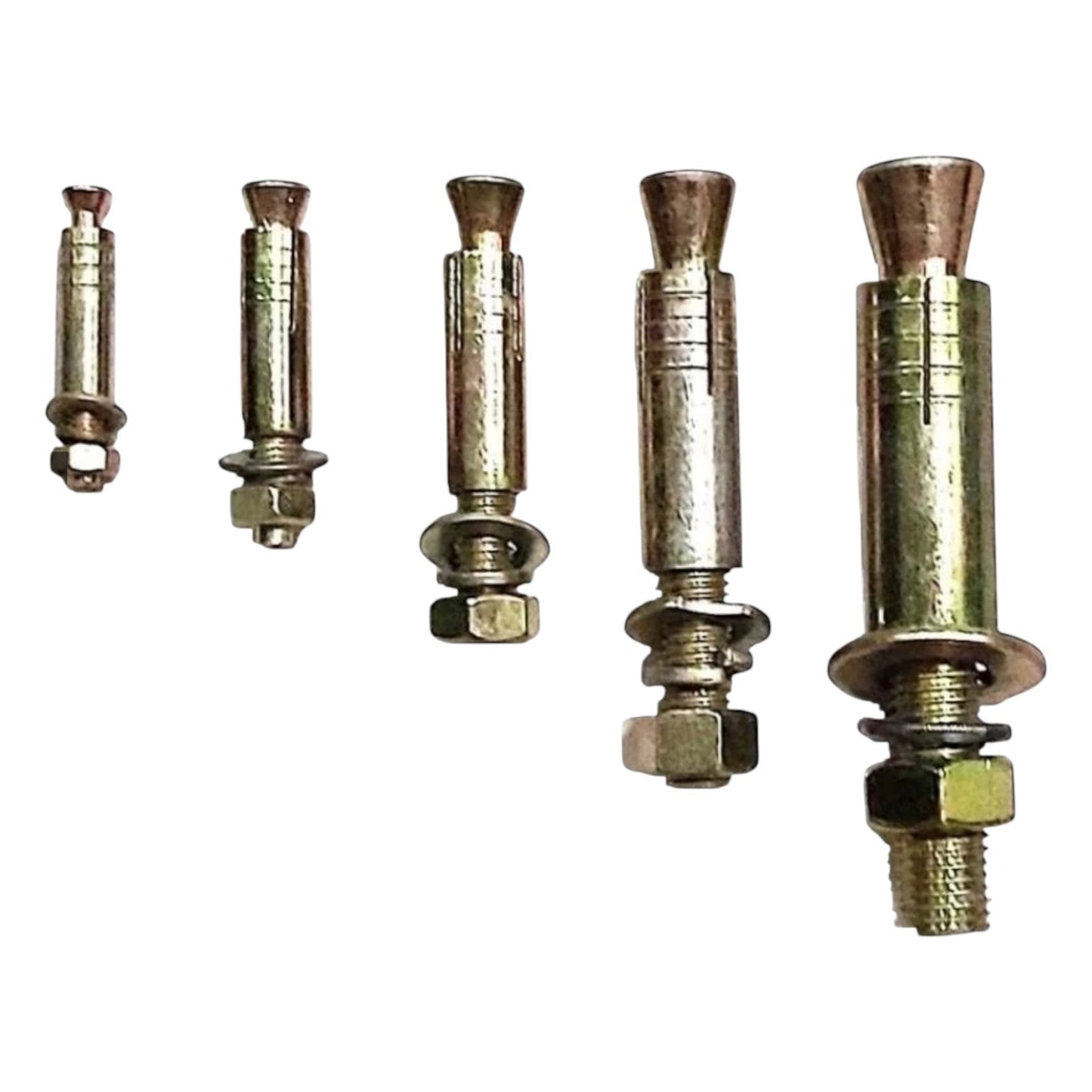1 x 7.8 Inches Dyna Bolt Sleeve Anchor Tetanize