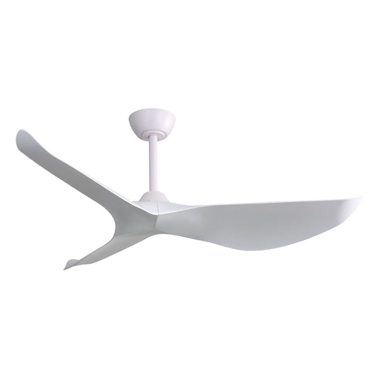 Indoor Ceiling Fan Without Light. 6 Speeds Reversible DC Motor. 3 ABS Blade Ceiling Fan White For Bedroom - White