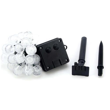 Guirlande Solaire LED Rose<br> 30 Boule à Bulle
