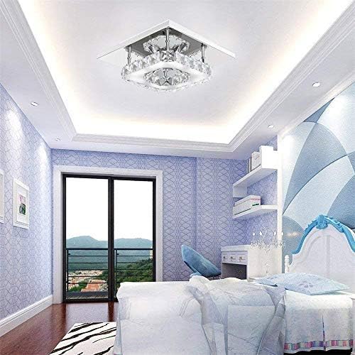Modern LED 3-Ring Crystal Chandelier Light for Home Décor