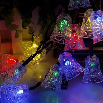 Guirlande Solaire 50 Cloche de Noel Multi-colore