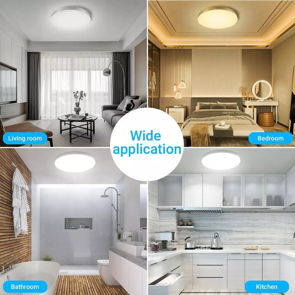 Modern LED Ceiling Light Round Panel Down Lights For Kitchen and Living Room