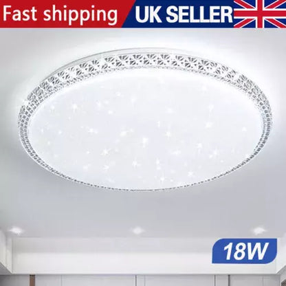 Modern Cool White LED Round Ceiling Light