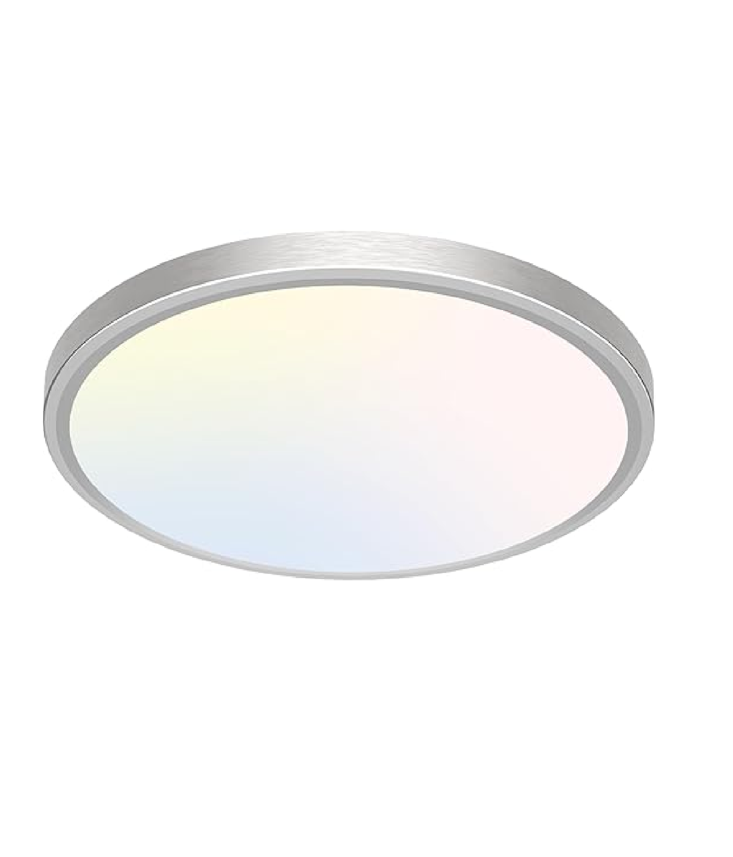 15W Flush Mount LED Ceiling Light – Brushed Nickel. 3 CCT