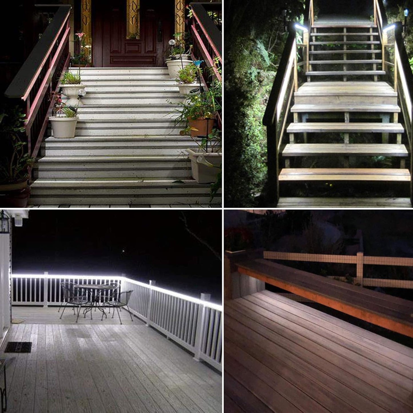 Outdoor Solar LED Strip Lights – 6M 180 LEDs. Cool White. 8 Modes. Waterproof Rope Light