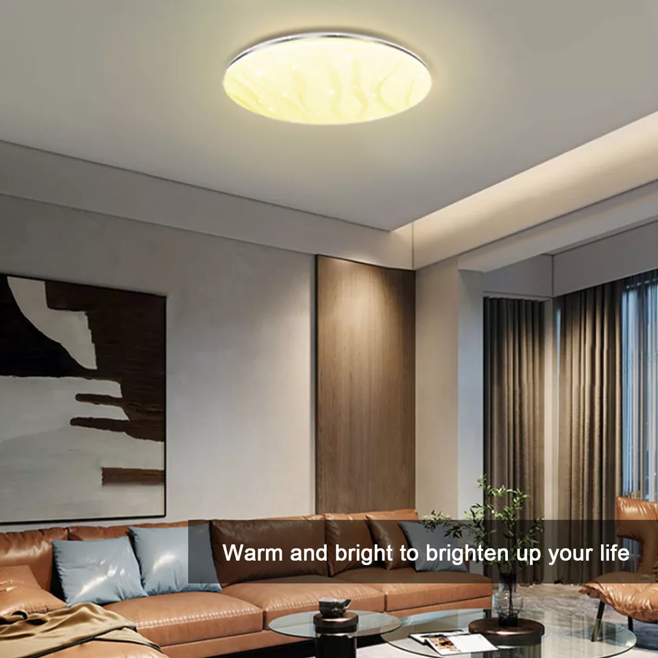 Modern LED Ceiling Light Round Panel – Energy-Efficient Indoor Downlight for Bathroom. Kitchen & Bedroom