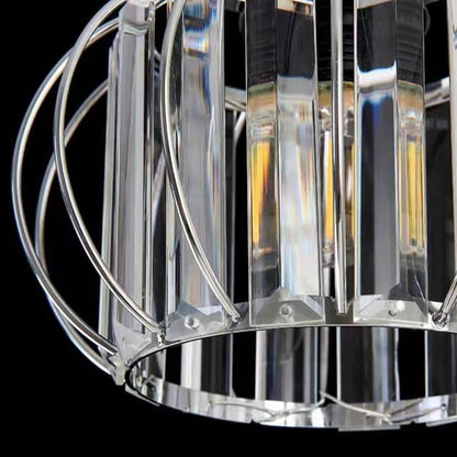 Mini Crystal Chrome Ceiling Light Fixture for Bedroom & Hallway