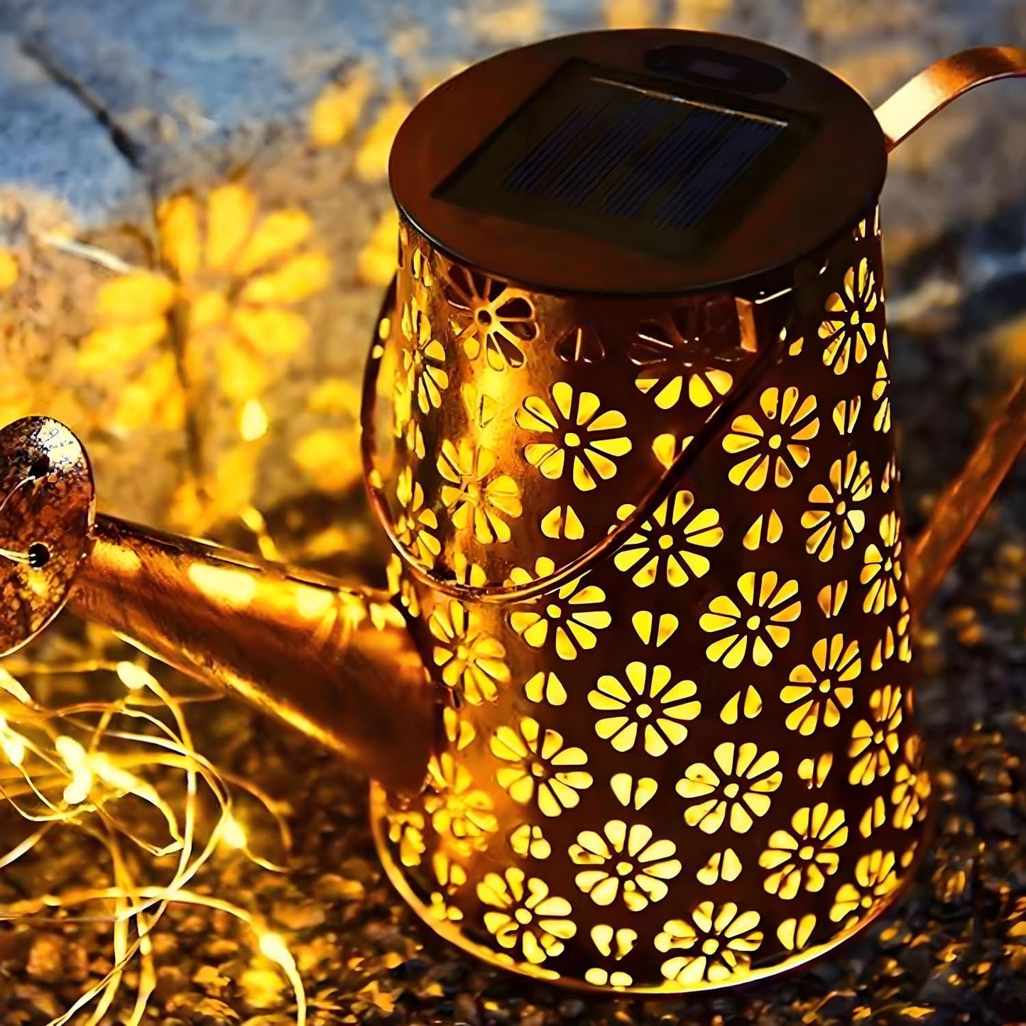 Solar Watering Can Lights