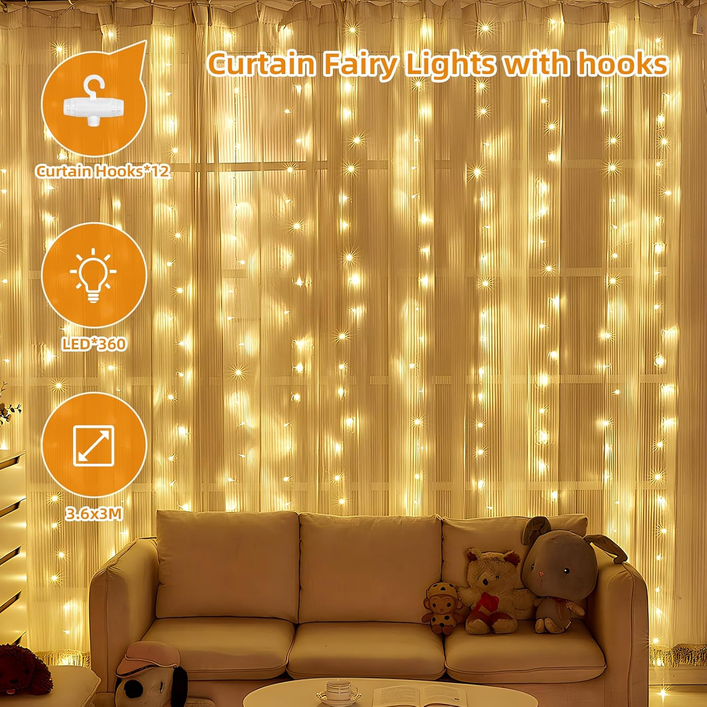 Fairy Curtain Indoor Lights