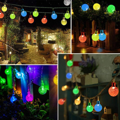 50 LED Solar Fairy Lights. Multi-Coloured. Waterproof. 23ft