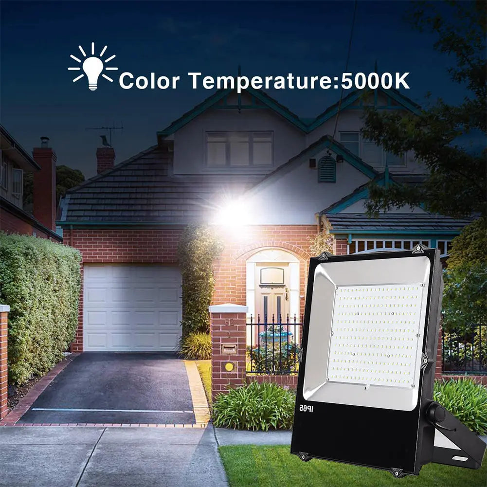 200W LED Flood Light - 28000LM 5000K Outdoor Commercial Floodlight - IP65 Waterproof Security & Area Lighting
