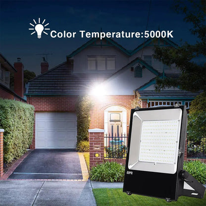 200W LED Flood Light - 28000LM 5000K Outdoor Commercial Floodlight - IP65 Waterproof Security & Area Lighting