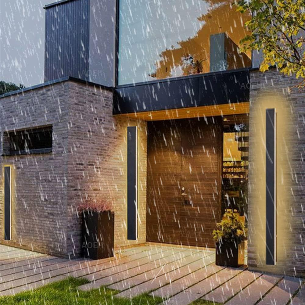 Modern Indoor Outdoor LED Wall Light
