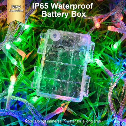 Battery Operated Waterproof Fairy Lights – 3M. 30 LED. Multi-Coloured
