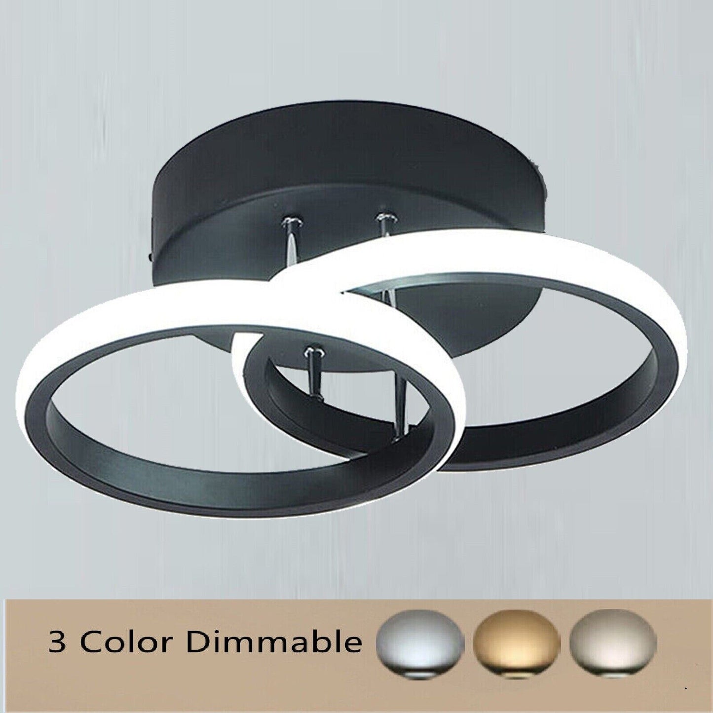 LED Lamp Ceiling Light Modern Chandelier Living Room Bedroom Pendant Light