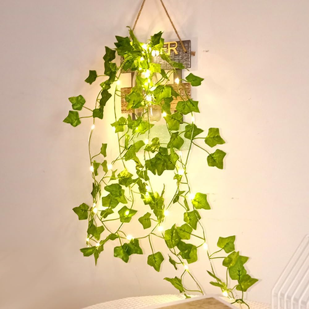 2M 20 LED Battery Operated Ivy Vine Fairy Lights