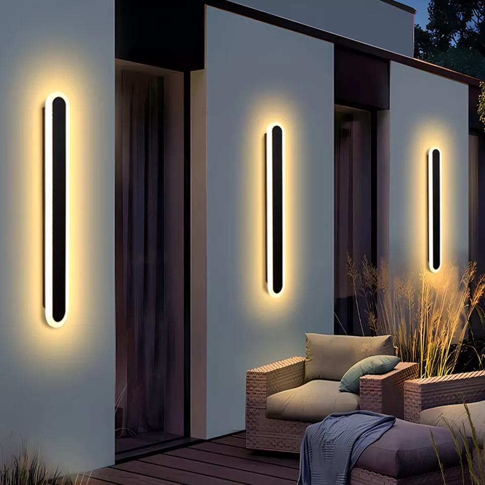 Modern LED Wall Light Sconce – Waterproof Outdoor/Indoor Long Strip Lamp. Energy Saving