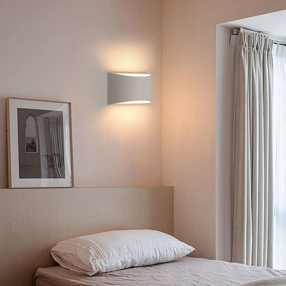 Modern LED Plaster Wall Light with G9 Bulb Included