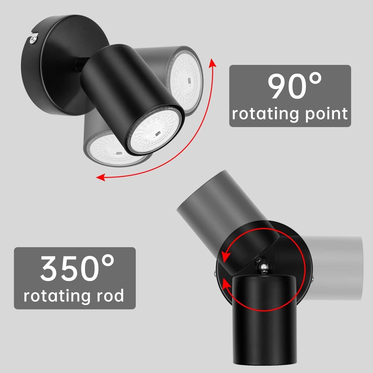 Adjustable Spot Light with GU10 Socket
