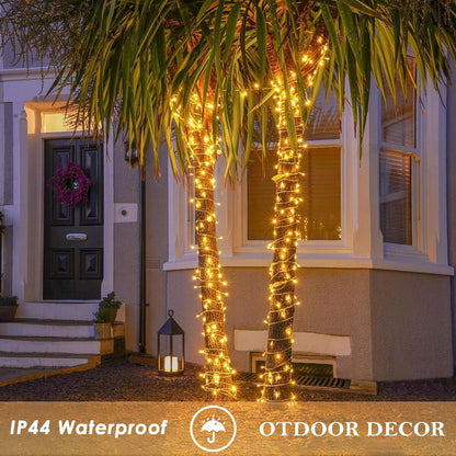 15M Plug-In Fairy Lights. 120 LED. 8 Modes. Waterproof