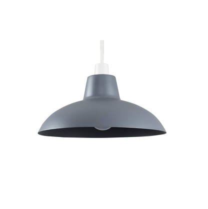 Retro-Style Matte Black Metal Ceiling Light Shade | Pendant Lighting. Home Décor & Home Improvement Essential