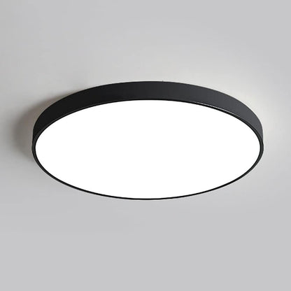 24W Round LED Flush Mount Ceiling Light. Acrylic Lamp Shade. Lighting Fixture for Bedroom Corridor Decoration
