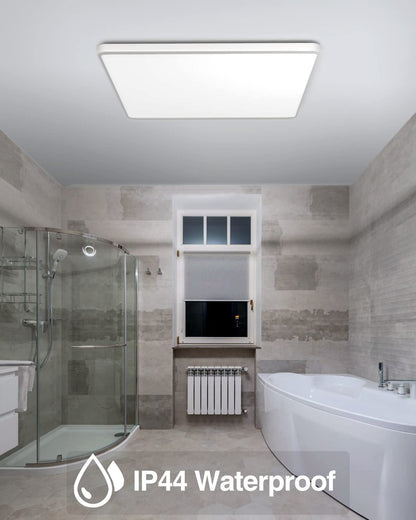 Flush Mount Square LED Ceiling Panels Modern Bright Energy Efficient Lighting