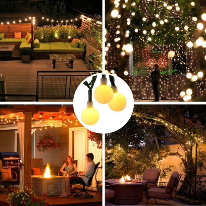 60 LED Solar Globe Fairy Lights – Warm White. Waterproof