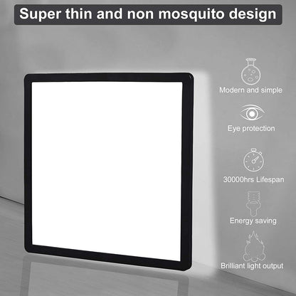 LED Ceiling Light. 28W 1500LM.100W Equivalent.Waterproof IP54.Flush Mount. Square Modern Ceiling Light for Bathroom.Kitchen.Office.Hallway.Bedroom