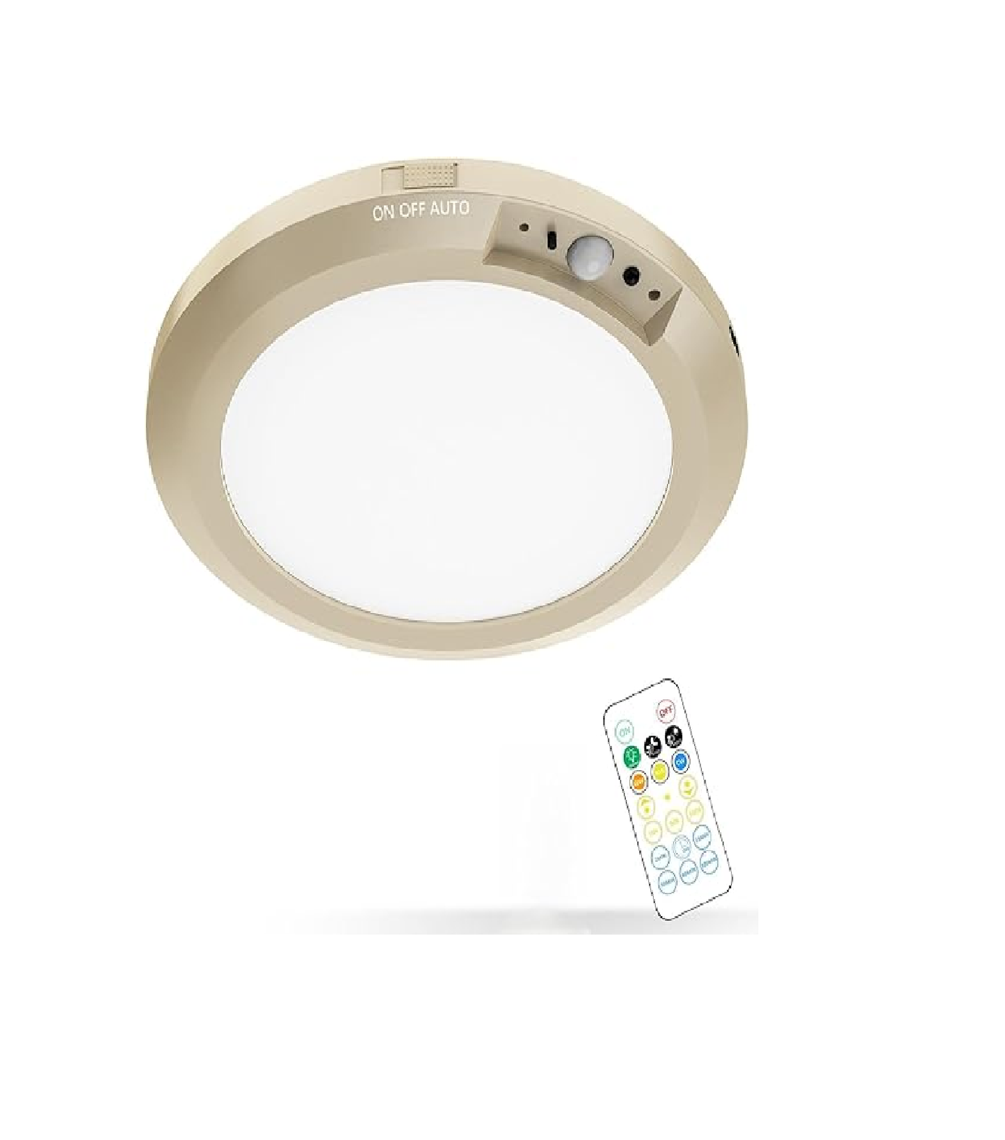 Rechargeable Motion Sensor Ceiling Light. 3 CCT. 400LM