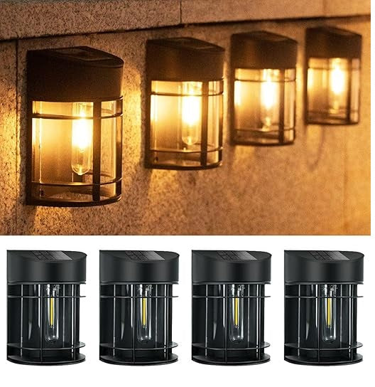 Solar Fence Garden Lights